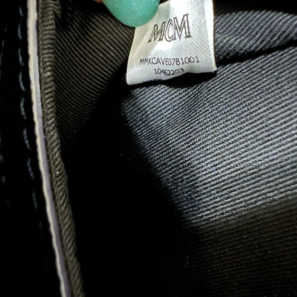 MCM Dark Blue/Camel Backpack